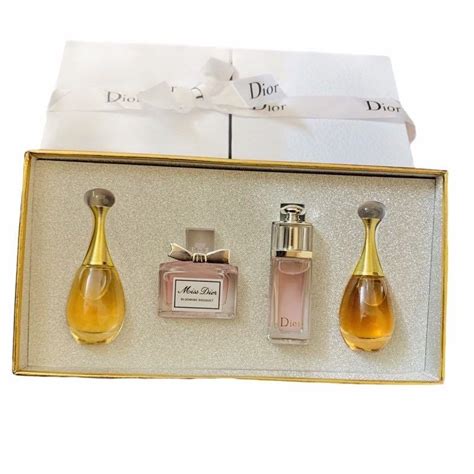 dior box set perfume|christian dior perfume miniature sets.